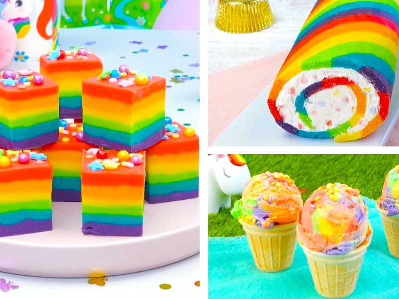 3 délicieuses recettes arc-en-ciel pour fudge