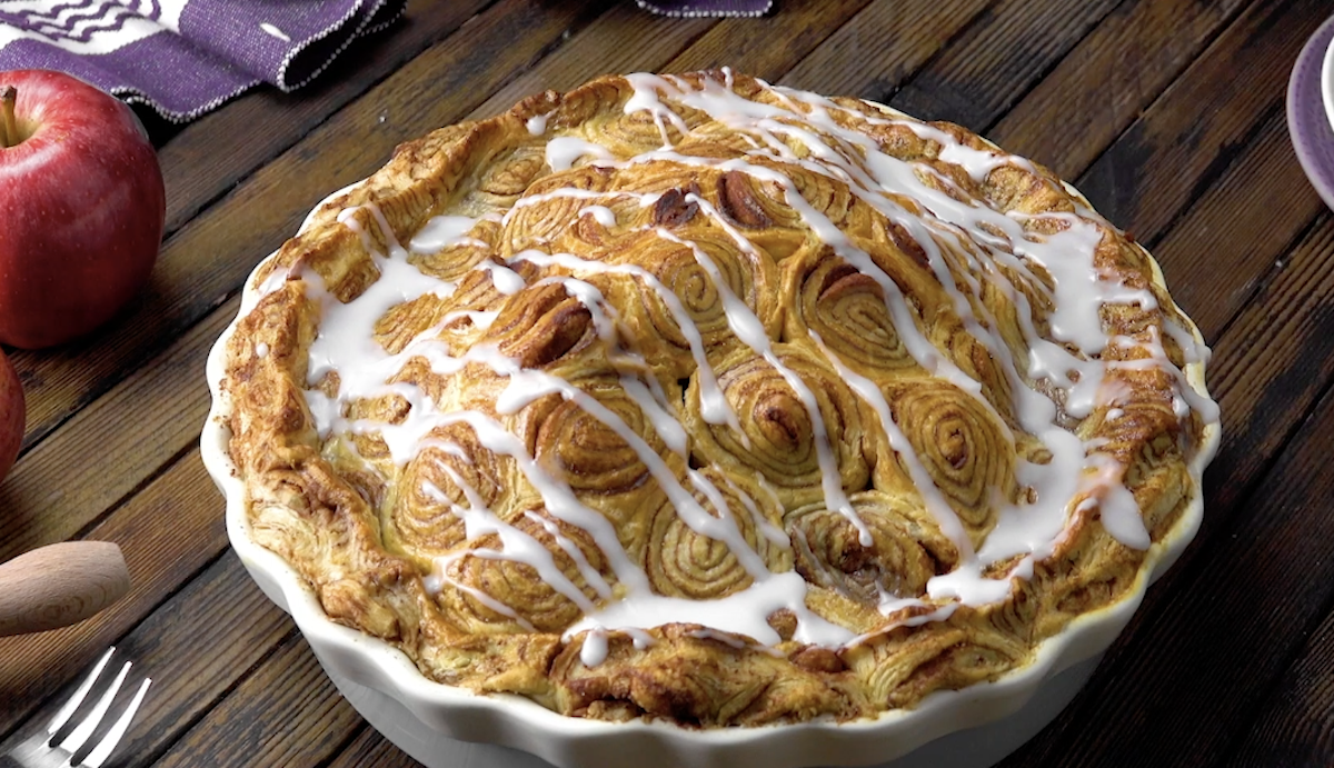 tarte aux pommes à la cannelle