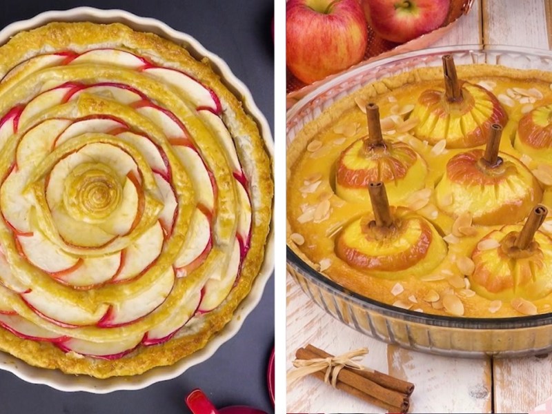 9 recettes de desserts et de gâteaux avec des pommes