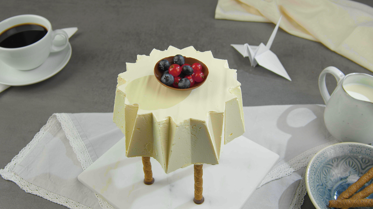 gâteau en forme de table