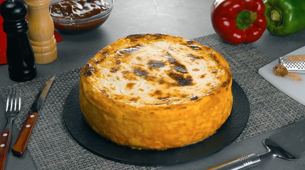 Hachis parmentier façon gâteau salé