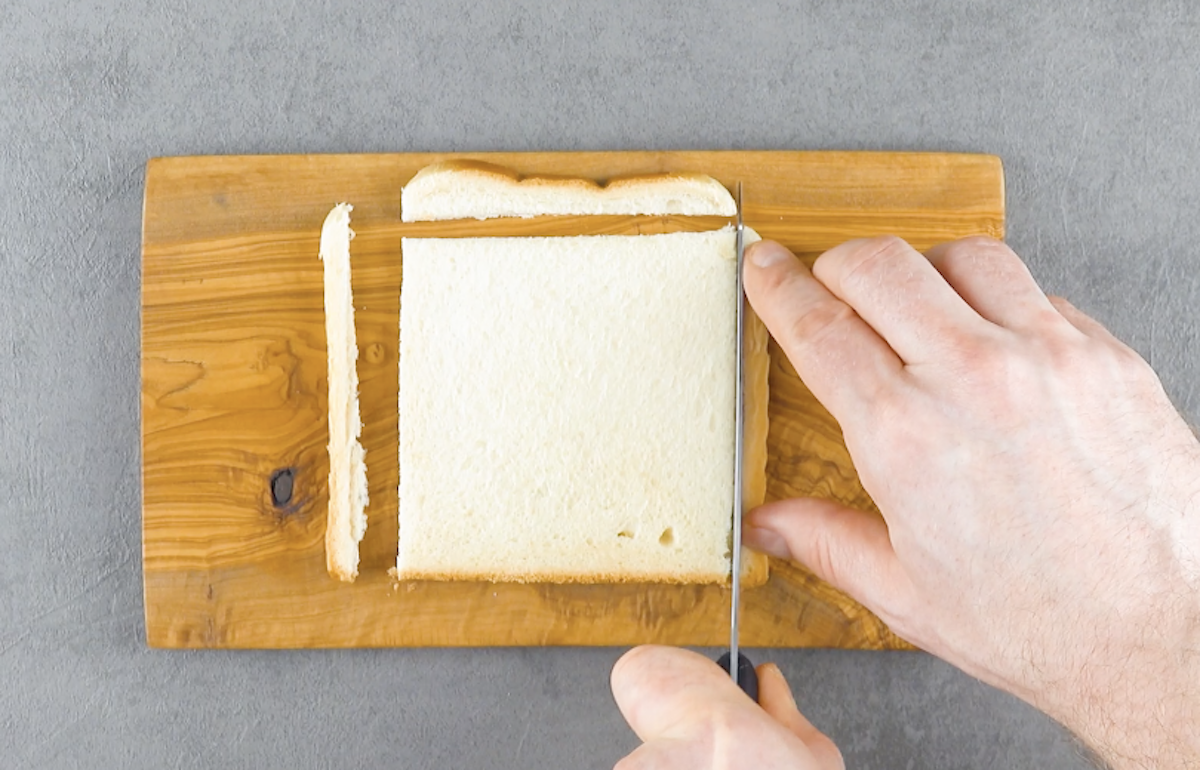 couper la croute du pain de mie