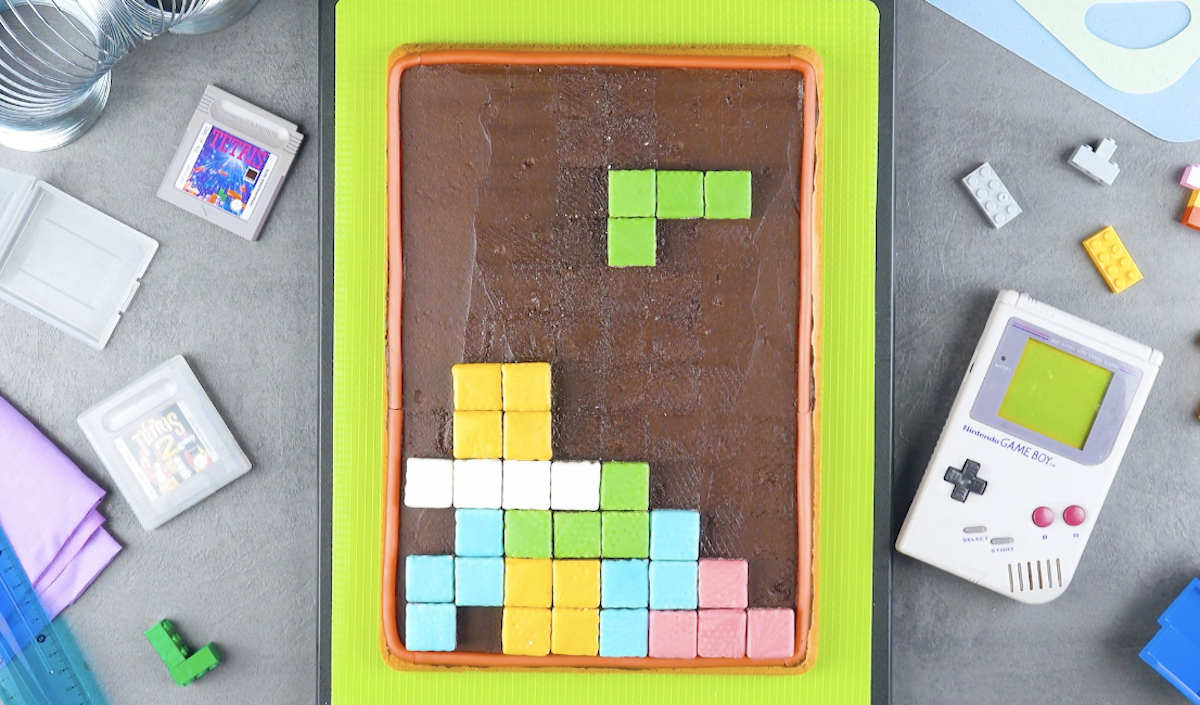 Gâteau Tetris