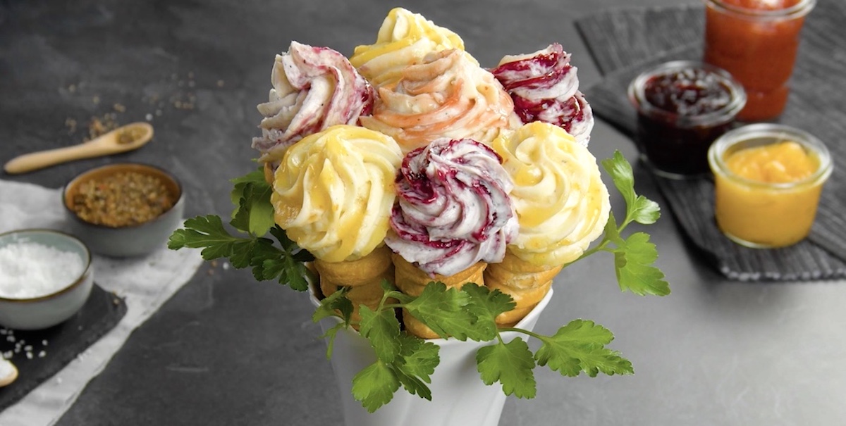 Bouquet en pâte feuilletée