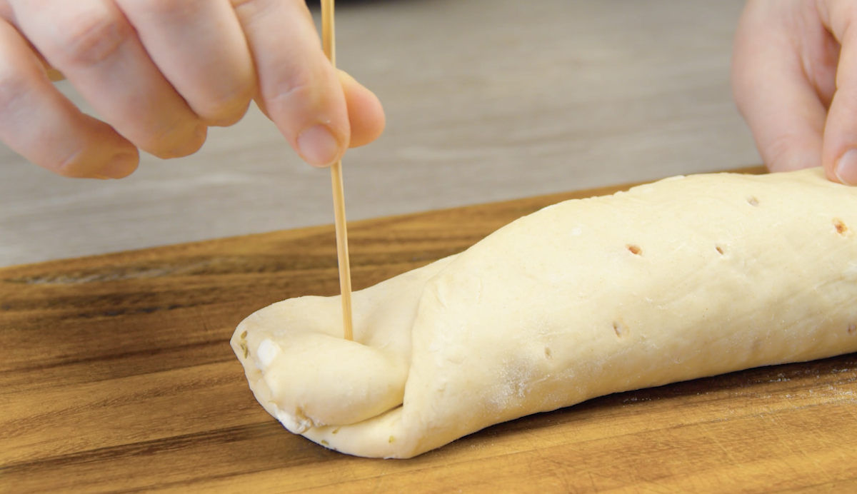 décongeler et rouler la pizza