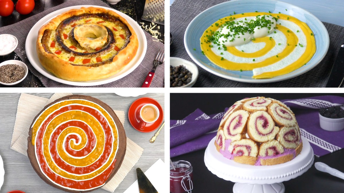 8 recettes délicieuses en forme de spirale