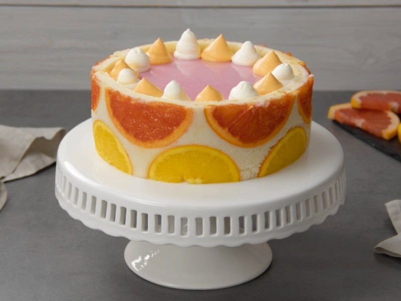 Gâteau à l'orange et au pamplemousse : un rêve