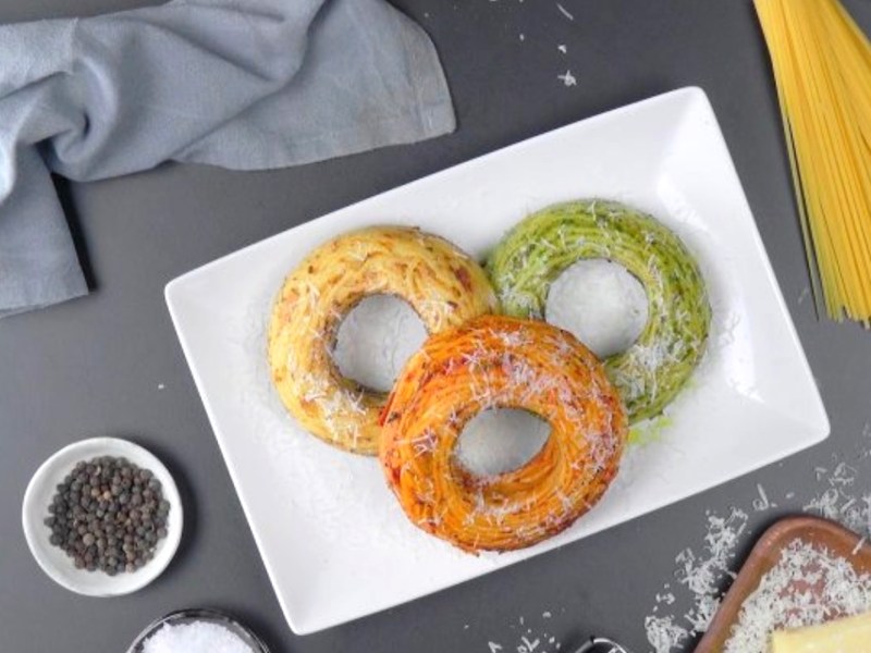 3 variantes de délicieux donuts de pâtes