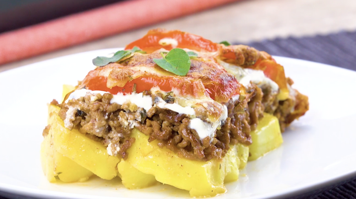 gratin de viande épicée préparé en un rien de temps