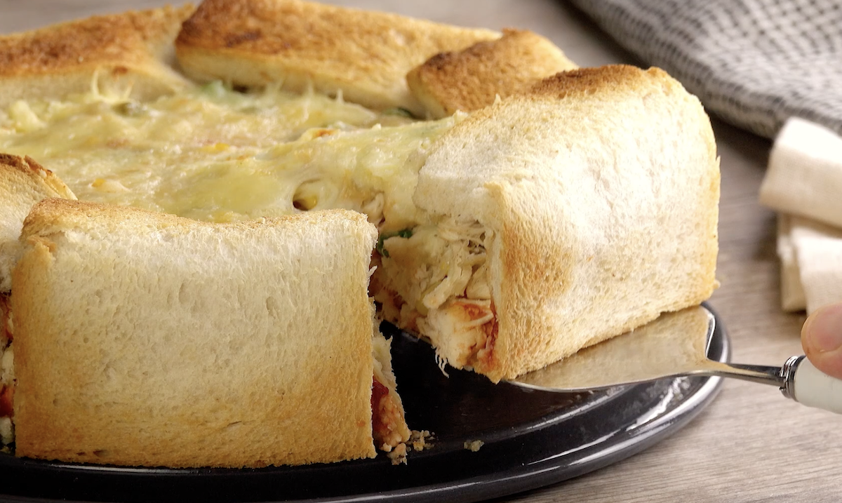 Gâteau de toasts au poulet