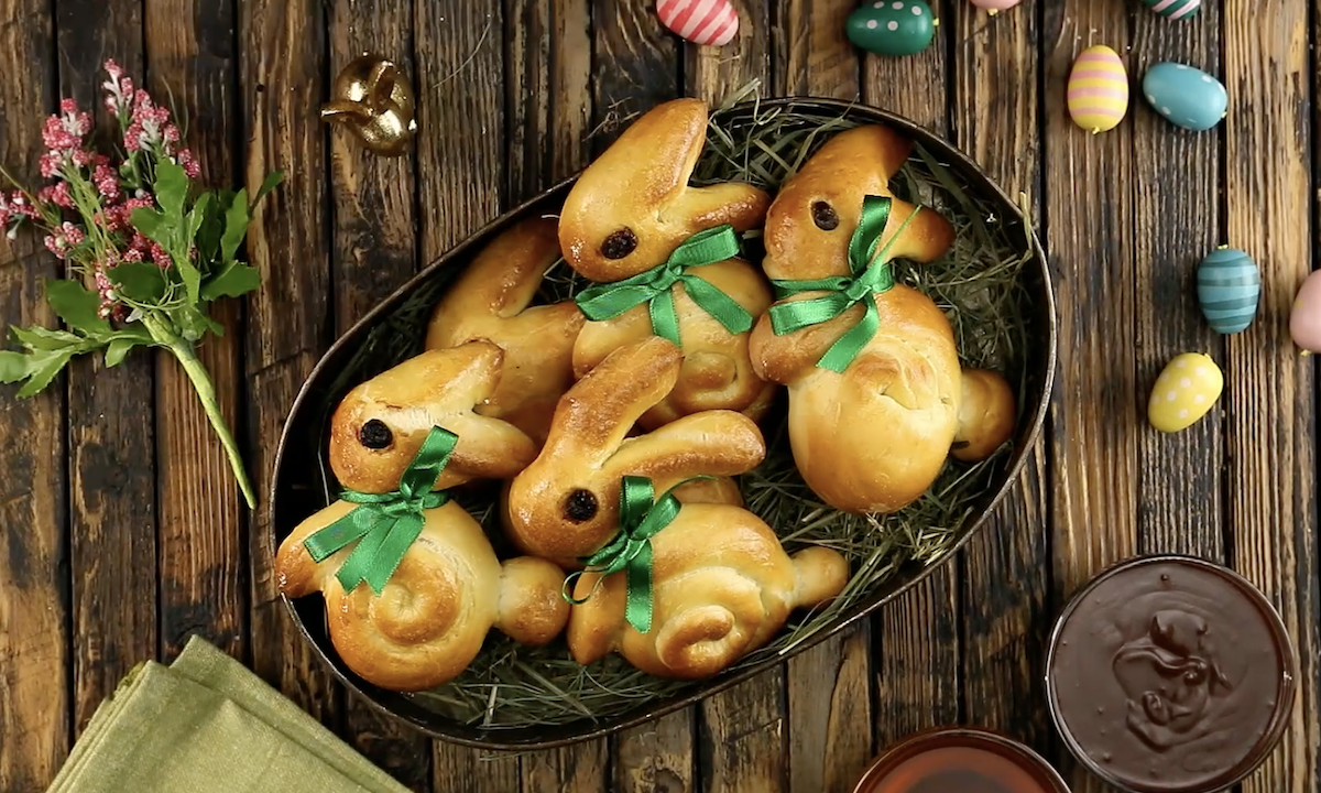 brioches en forme de lapin