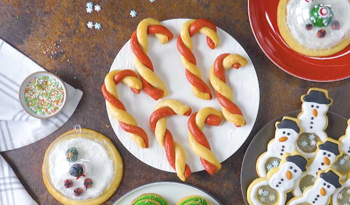 biscuits en forme de sucres d'orge