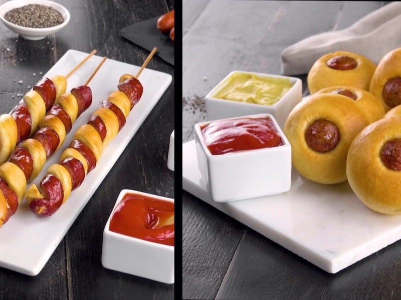 4 recettes de hot-dogs en pâte à pizza