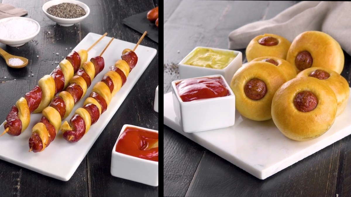 4 recettes de hot-dogs en pâte à pizza